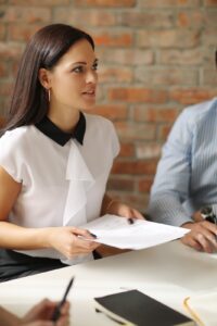 Reunión en una oficina