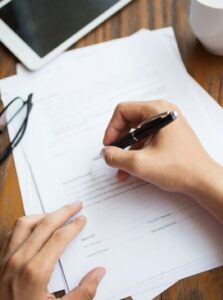 Rellenando un formulario